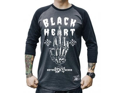 Pánské triko black heart fucker