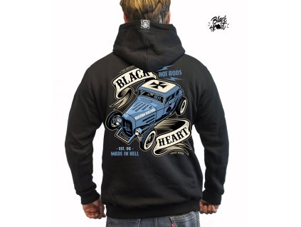 Pánská Mikina BLACK HEART HOT ROD BRUISE ZIP